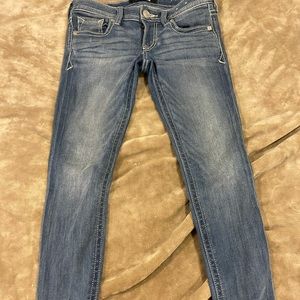 Express stretch light blue Jean 0-short